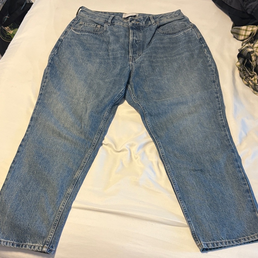 Everlane Cropped Jeans in Blue